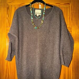 Cynthia Rowley Brown Cashmere Sweater